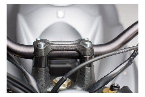 SW Lenkererhöhung H=20 mm. Schwarz. Suzuki GSX-S 1000 / F