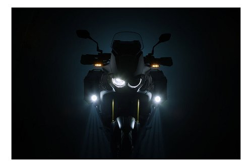 SW EVO Fernscheinwerfer-Kit Schwarz. Honda CB500X (18-).