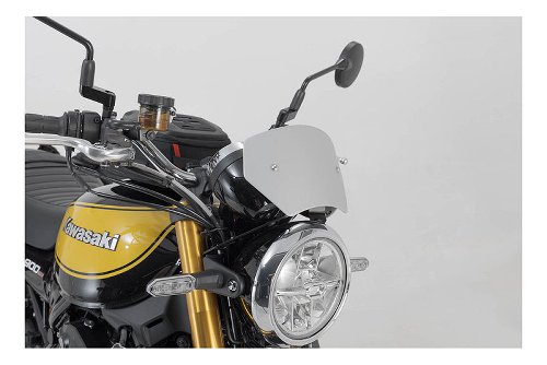 SW Windschild Silbern. Kawasaki Z900RS (17-).