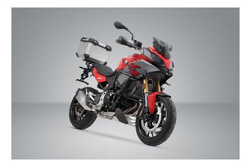 SW TRAX ADV Topcase-System Silbern. BMW F 900 R / XR (19-).