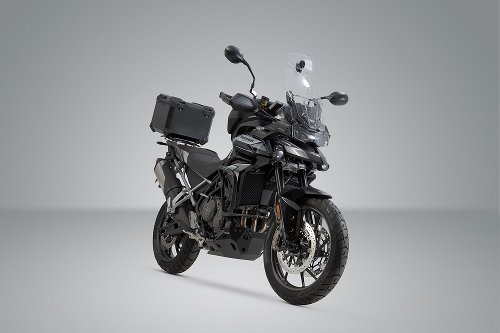 SW TRAX ADV Topcase-System Schwarz. Triumph Tiger 900/ GT/