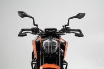 SW Hebelschützer mit Windabweiser Schwarz. KTM 790/890 Duke,