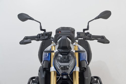 SW Hebelschützer mit Windabweiser Schwarz. BMW R 1250 R