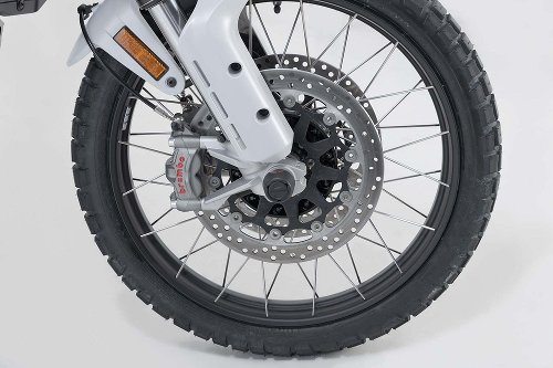 SW Sturzpad-Kit für Vorderachse Schwarz. Ducati Modelle.