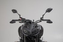 SW Hebelschützer mit Windabweiser Schwarz. Yamaha MT-07 /