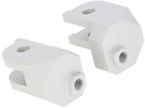 SW Mounting kit for ION footrest Silver. BMW R1200/1250,