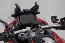 SW GPS mount on the handlebar Black. Ducati Multistrada V4