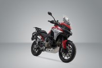 SW PRO Seitenträger Schwarz. Ducati Multistrada V 4 (20-).