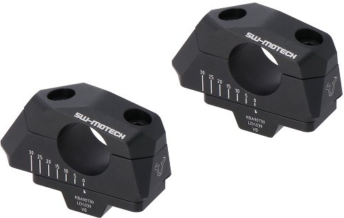 SW Bar back variable for Ø28 handlebars H=28mm. Back