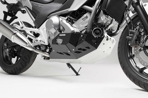 SW Engine guard Black/Silver. Honda NC700 / NC750 with DCT.