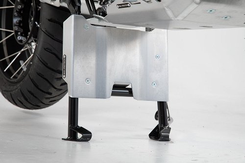 SW Engine guard extension for centerstand Silver. BMW