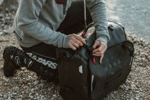 SW Motech Système de sacoches SysBag WP L/L, Noir - Ducati