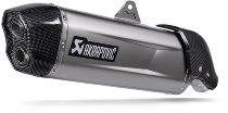 SW Akrapovic Slip On exhaust system Silver Aprilia Tuareg