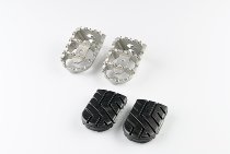 SW Motech ION footrest kit, Silver/Black - Ducati