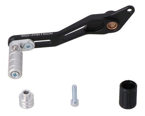 SW Motech Gear lever, Black / Silver - Ducati Scrambler