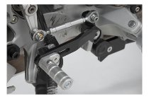 SW Motech Gear lever, Black / Silver - Ducati Multistrada V4