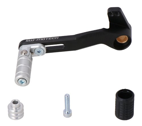 SW Motech Gear lever, Black / Silver - Ducati Multistrada V4