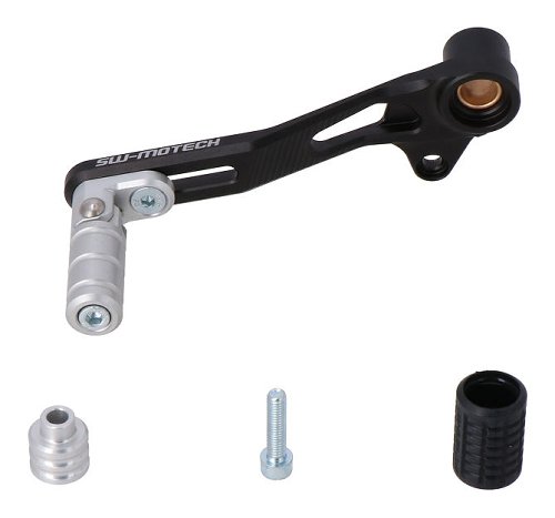 SW Motech Gear lever, Black Silver - Ducati Multistrada