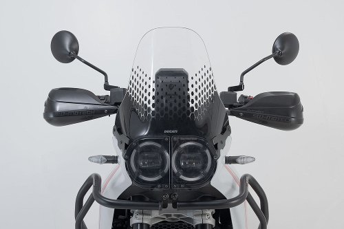 SW Motech BBSTORM handguard kit, Black - Ducati DesertX