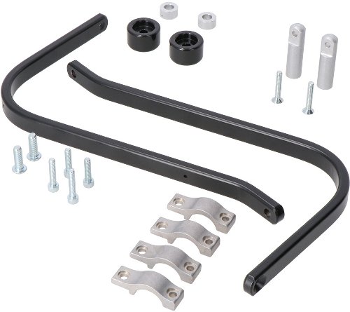 SW Handguard mounting kit Black. Tiger 1200 GT Explo/Rally