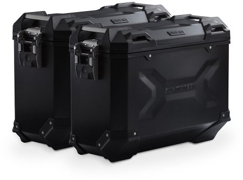 SW Motech TRAX ADV aluminium case system 37/37 Liter, Black