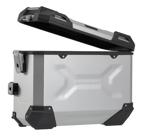 SW Motech TRAX ADV aluminium case system 45/45 Liter, Silver