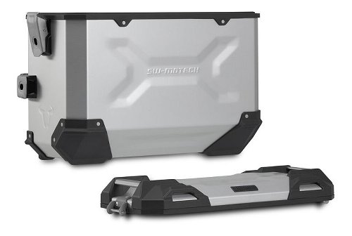 SW Motech TRAX ADV aluminium case system 45/45 Liter, Silver