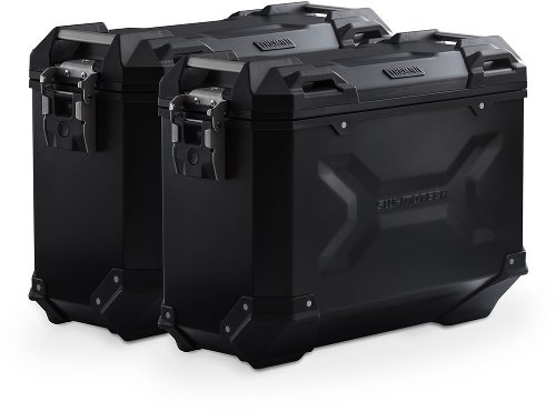 SW TRAX ADV aluminium case system Black. 37/37 l. Moto