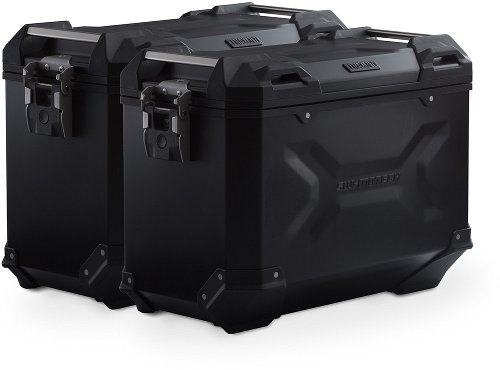 SW TRAX ADV aluminium case system Black. 45/45 l. Moto