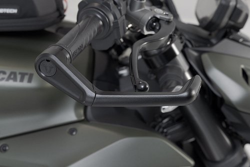 SW Motech Lever guards, Black - Ducati Streetfighter V2