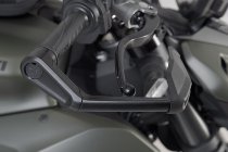 SW Motech Lever guards with wind protection, Black - Ducati