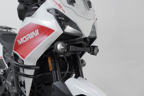 SW EVO fog light kit Black. Moto Morini X-Cape 650 (21-).