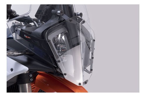 SW Motech Scheinwerferschutz Halterung mit Blende. KTM 890