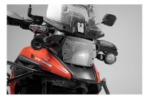 SW Motech EVO fog light kit black. Suzuki V-Strom 1050 .