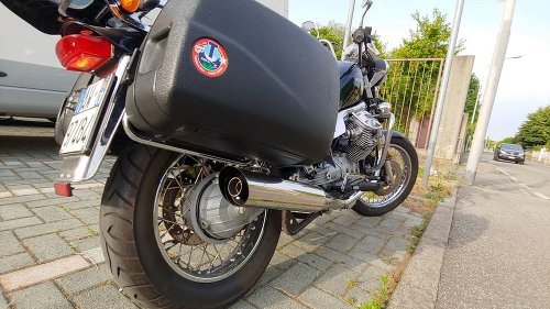 Mistral Silenz. inox brun. EG - Moto Guzzi 350, 750 Nevada