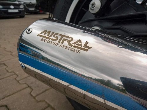 Mistral Auspuff-Satz, rund, VA, poliert, mit EG-ABE - Moto