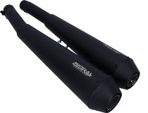 Mistral Silencer kit, conical, stainless-steel, mat black,