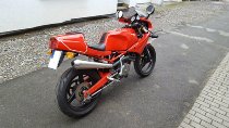 Mistral Auspuff, konisch, VA, matt, mit EG-ABE - Gilera 500