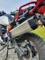 Mistral Auspuff, Exagon, VA, matt, Euro4 - Moto Guzzi V85 TT