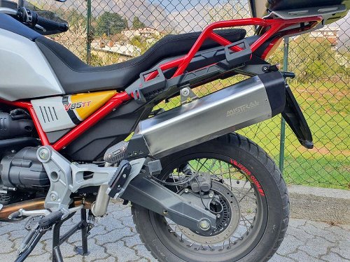 Mistral Auspuff, Exagon, VA, matt, Euro4 - Moto Guzzi V85 TT