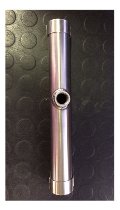 Mistral interference tube, stainless steel, polished, Lambda