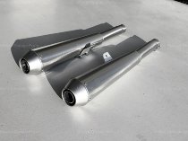 Mistral Silencer kit, conical, short, mat, with homologation