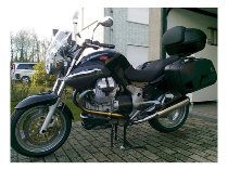 Mistral Auspuff, rund, VA, poliert, mit EG-ABE - Moto Guzzi