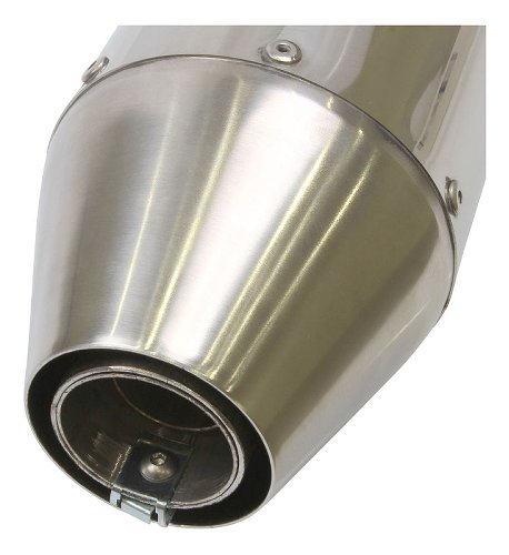 Mistral Silencer, conical, stainless-steel, polished,