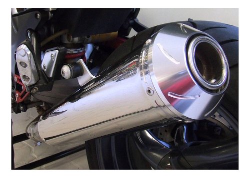 Mistral exhaust, conical, stainless steel, polished,