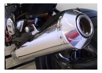 Mistral exhaust, conical, stainless steel, polished,