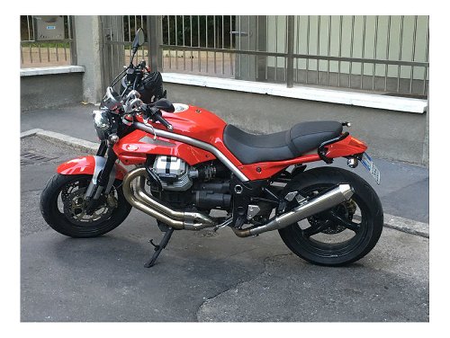 Mistral Auspuff, konisch, Titan, mit EG-ABE - Moto Guzzi