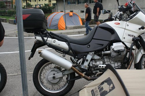 Mistral Auspuff, oval, VA, poliert, mit EG-ABE - Moto Guzzi