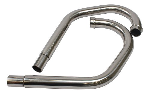 Mistral manifold set, VA, polished - Moto Guzzi T3, G5