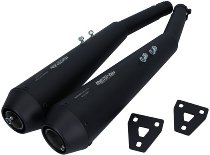 Mistral Silencer kit, conical, mat black, with homologation